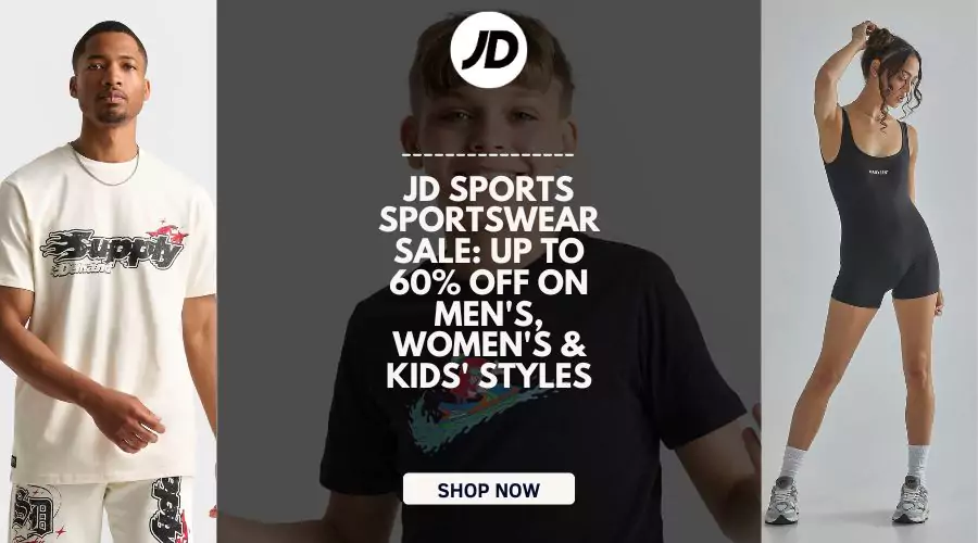 Jd Sports Sportswear Sale: Up To 60% Off On Men’s, Women’s & Kids’ Styles