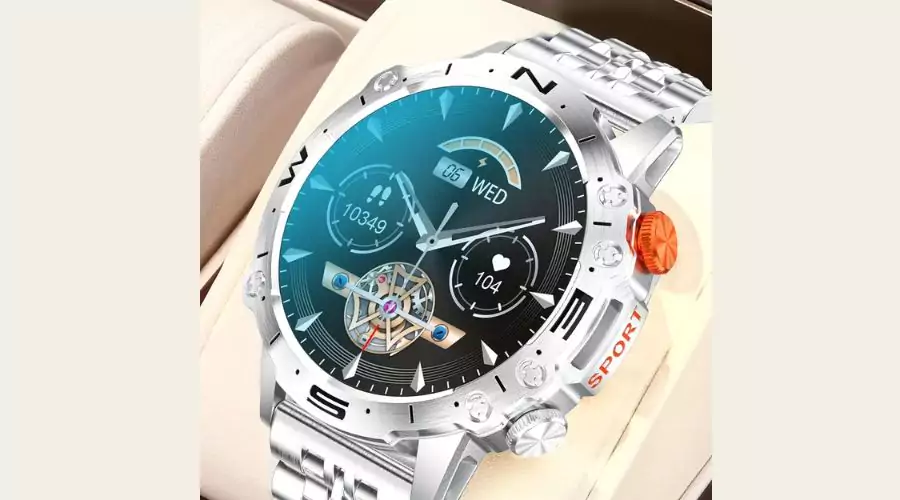 LIGE Rugged Men's Sports & Fitness Smart Watch Disc Touch Screen